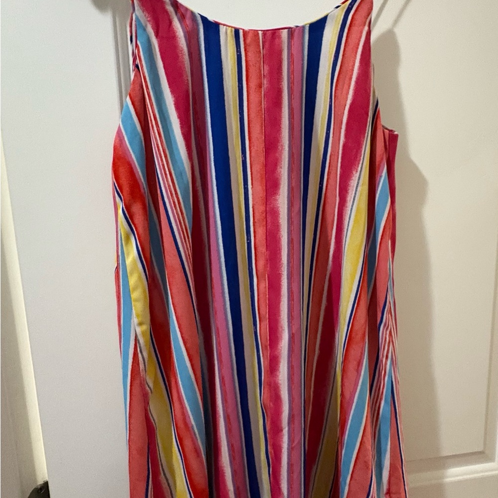 Colorful Alya striped dress